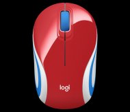 Logitech Wireless Mini Mouse M187, Red, [910-002732] , 